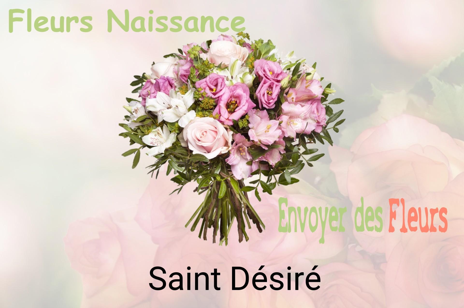Bouquet de fleurs de naissance livré à Saint-Désiré